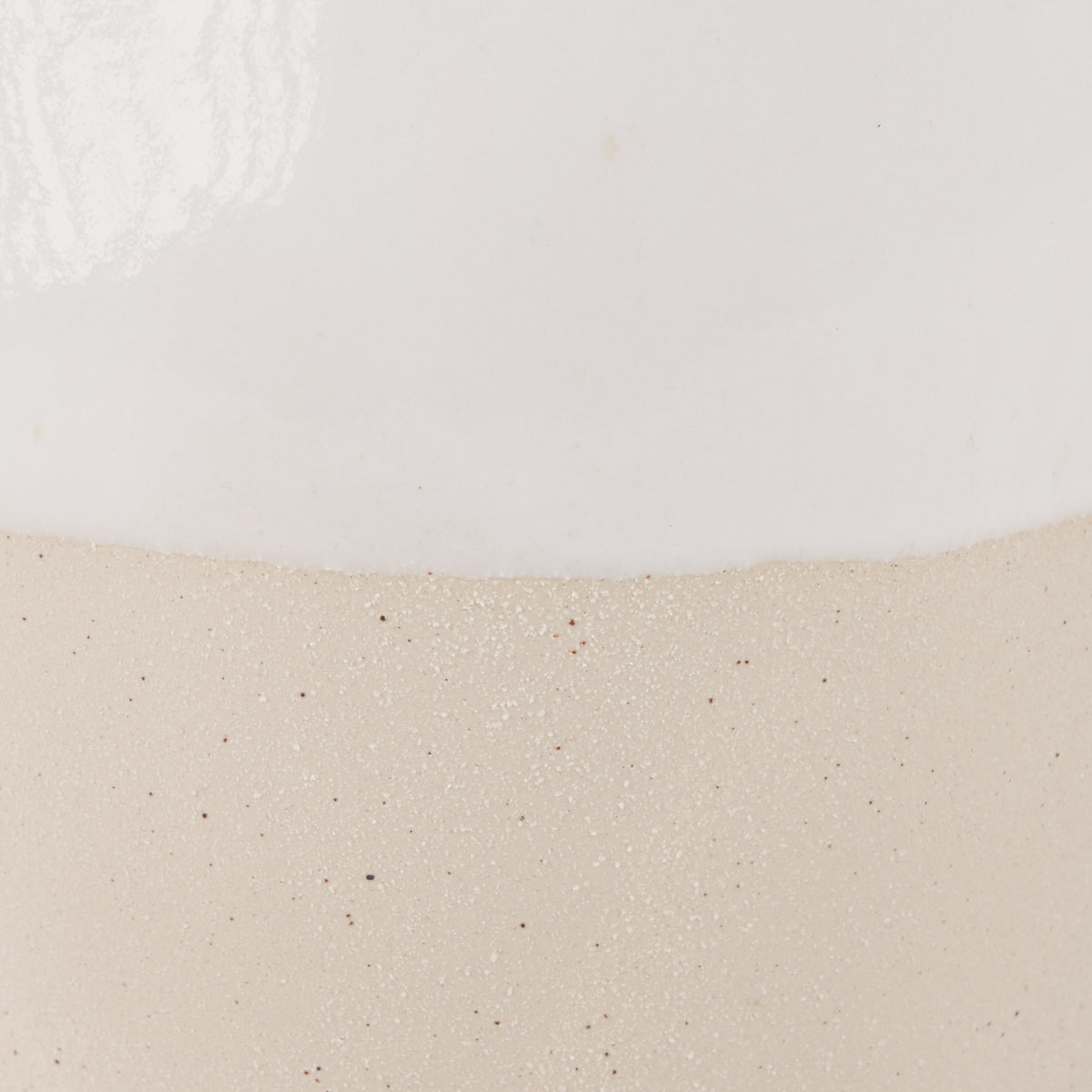 Valora Speckled Cream w/ Light Beige Ceramic Jug-Jars Jugs Urns-DECOROLALA