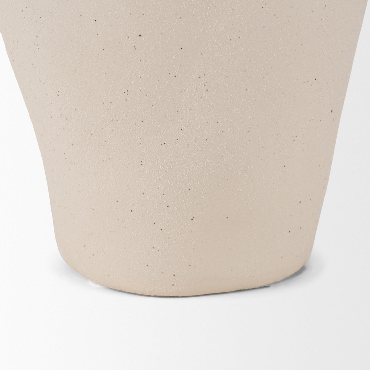 Valora Speckled Cream w/ Light Beige Ceramic Jug-Jars Jugs Urns-DECOROLALA
