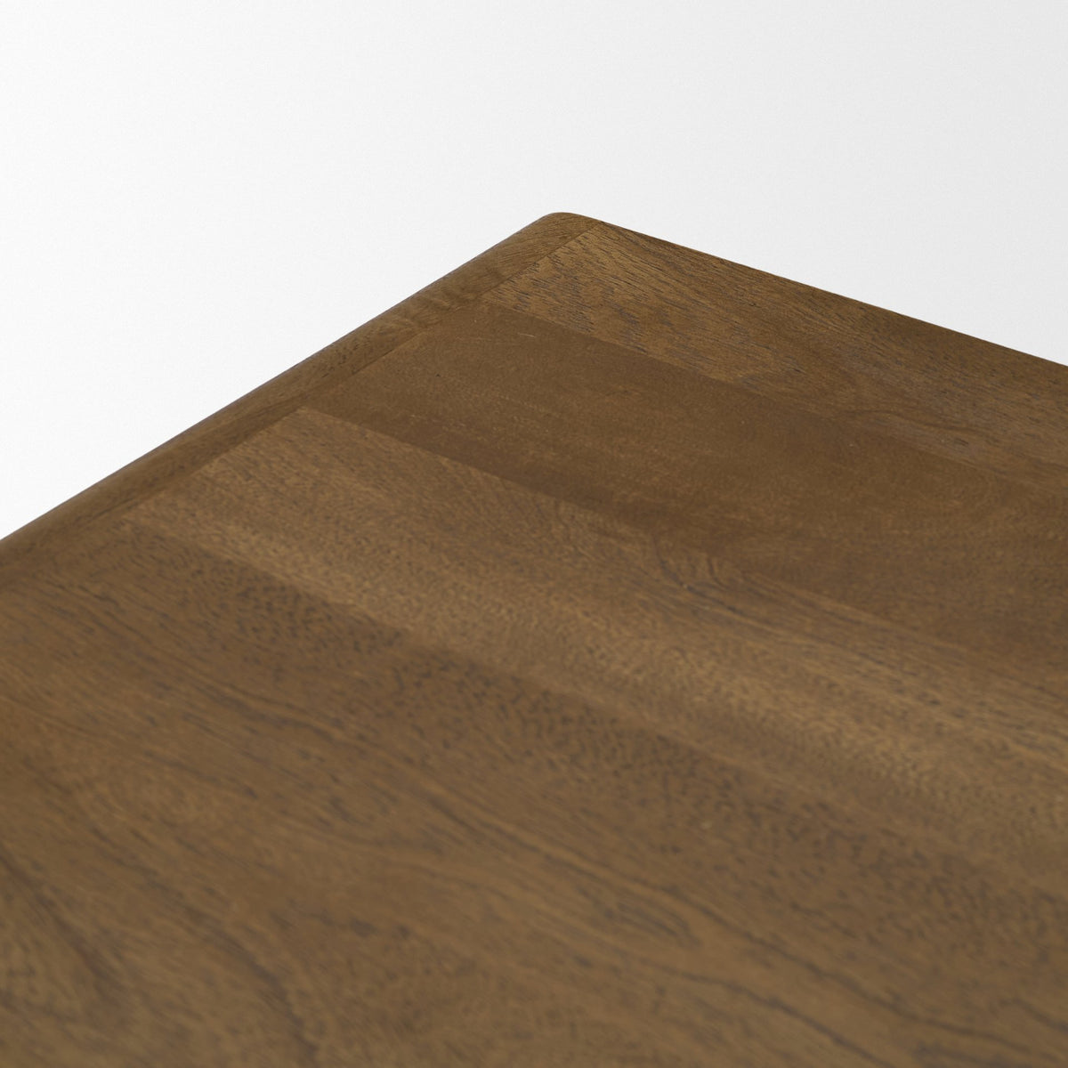 Valterra Light Brown Wood w/ Travertine 4 Door Sideboard-Sideboards & Buffets-DECOROLALA