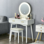 Vanity Dressing Table Set with 3 Lighting Modes-Makeup Vanities-DECOROLALA