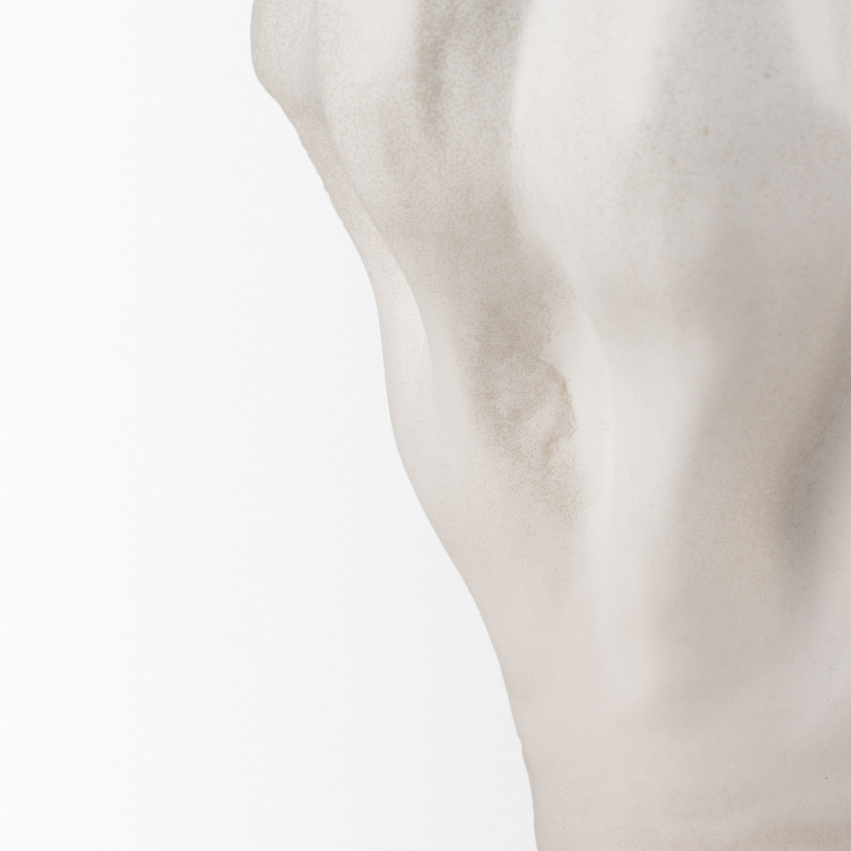 Vanna Sculptural Cream Glazed Ceramic Vase-Vase-DECOROLALA