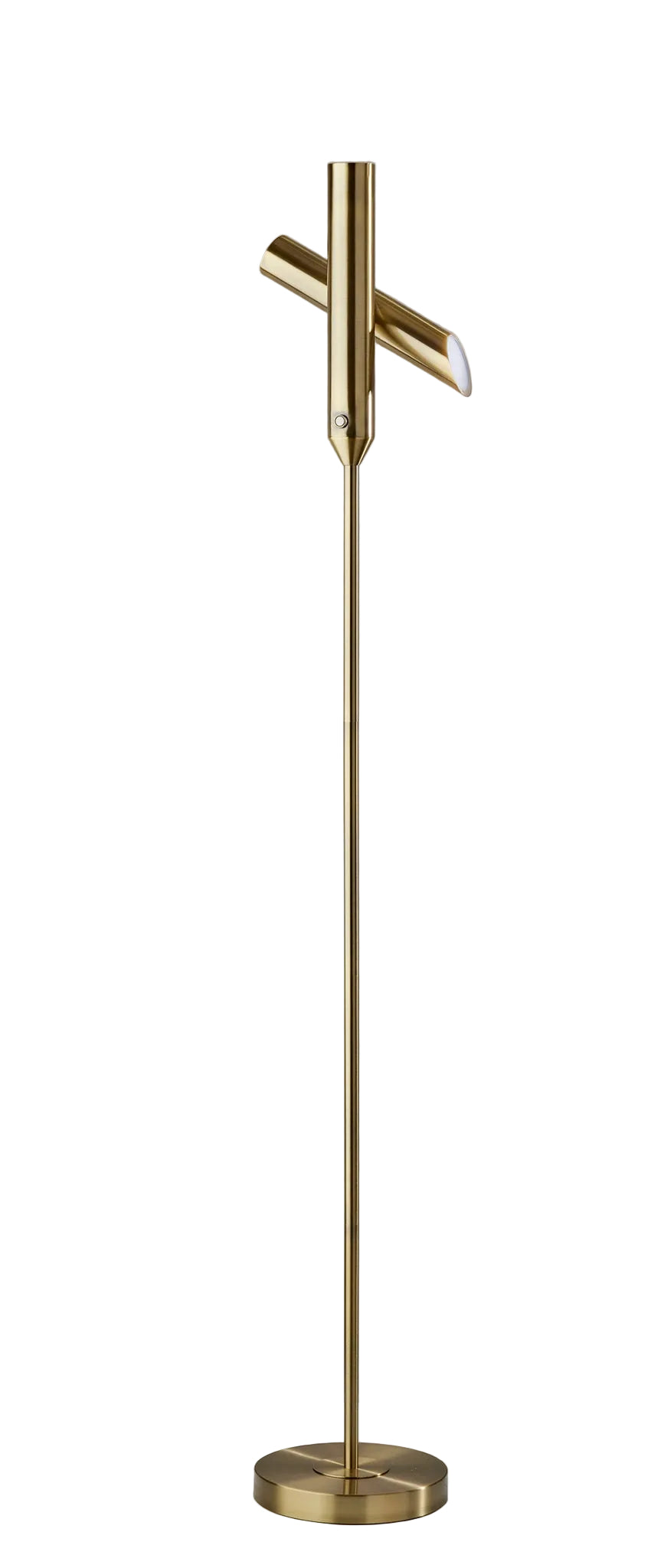 Vega Torchiere- Antique Brass-Lighting-DECOROLALA