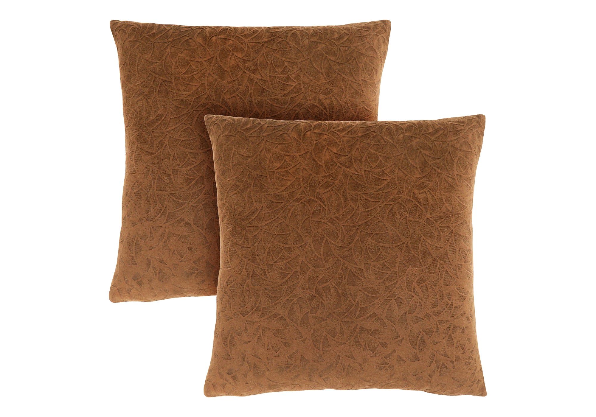 Velvet Floral Throw Pillow 18x18 Dark Green 2pc-Pillows-DECOROLALA