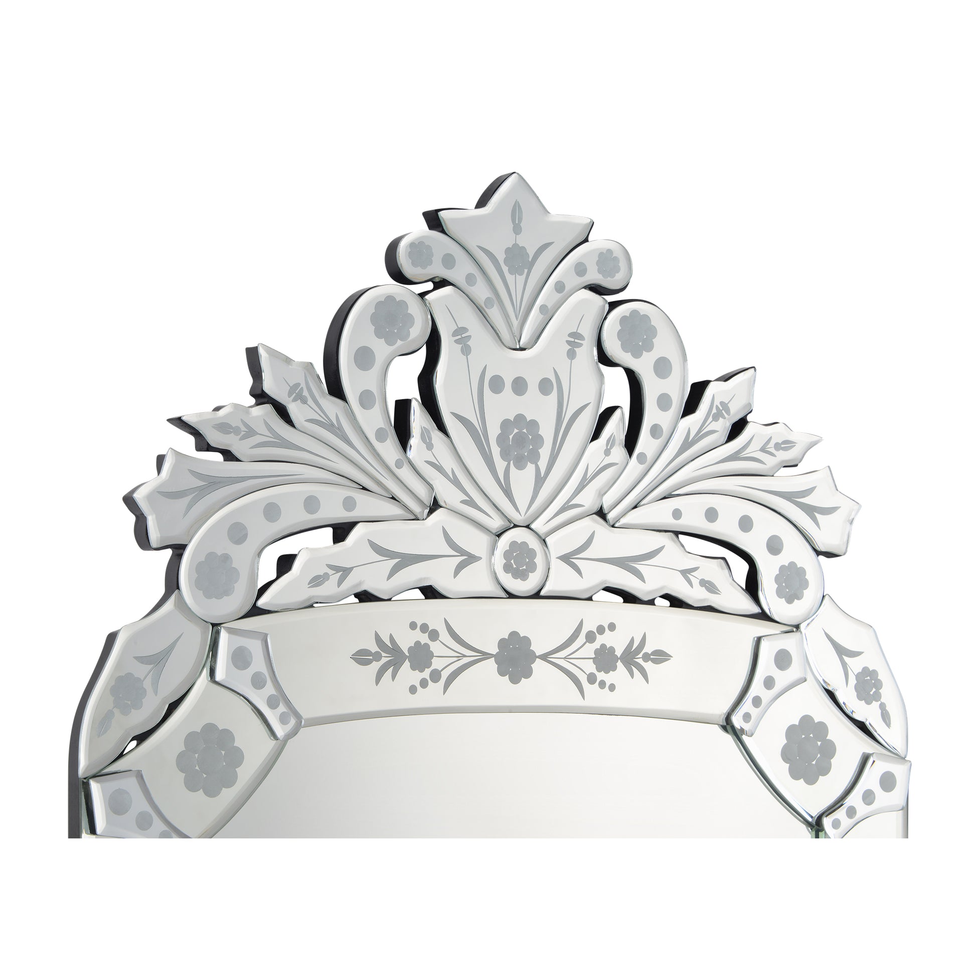 Venetian 19" Tall Arch Wall Mirror-Mirror-DECOROLALA