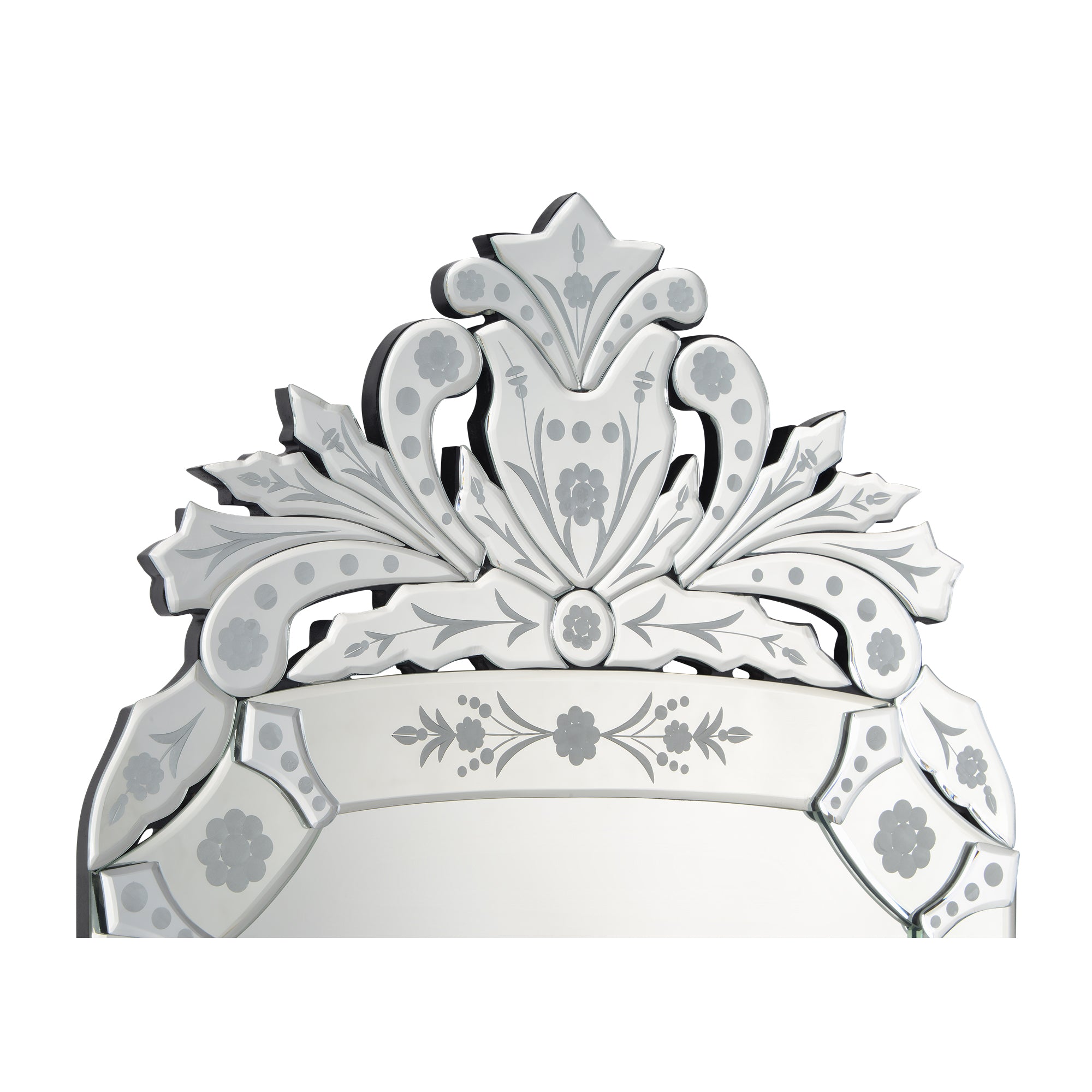 Venetian 19" Tall Arch Wall Mirror-Mirror-DECOROLALA