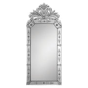 Venetian 19" Tall Arch Wall Mirror-Mirrors-DECOROLALA
