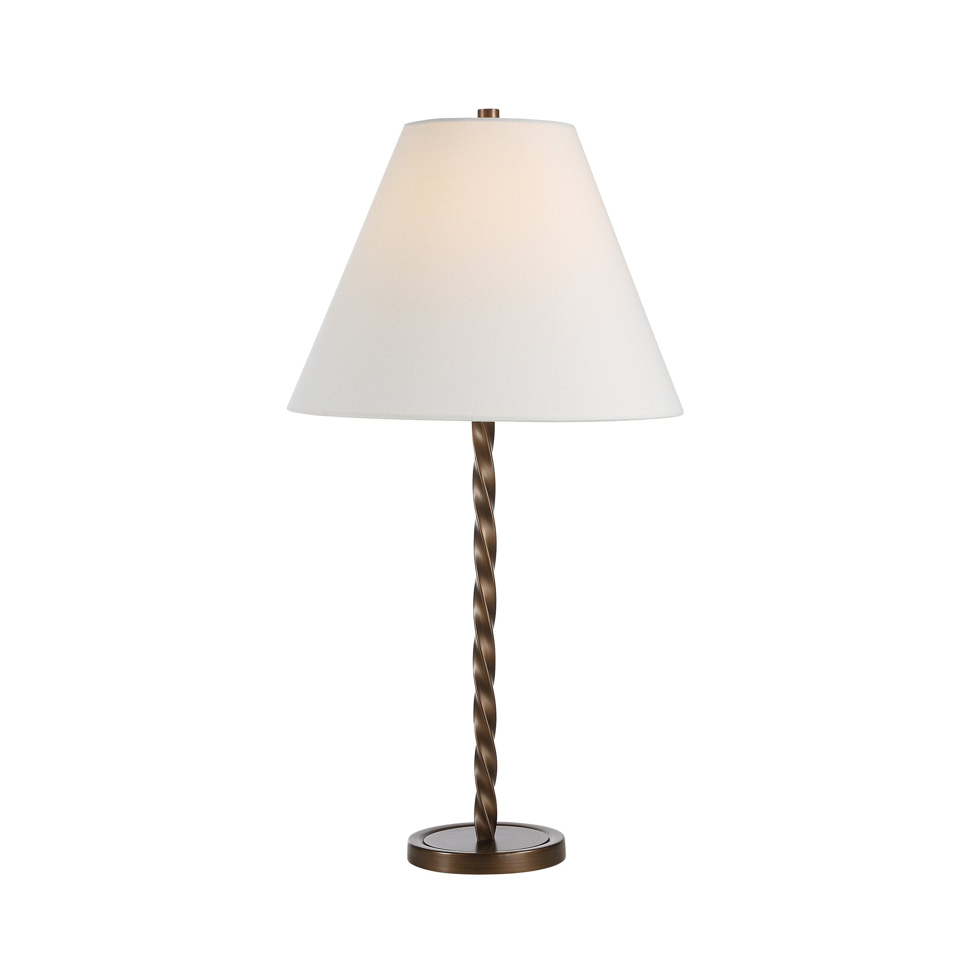 Veria 26" Table Lamp Dark Antique Bronze-Table Lamp-DECOROLALA