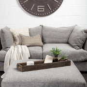 Vernon (Medium) 30L x 7W Brown Reclaimed Wood Tray-Trays-DECOROLALA