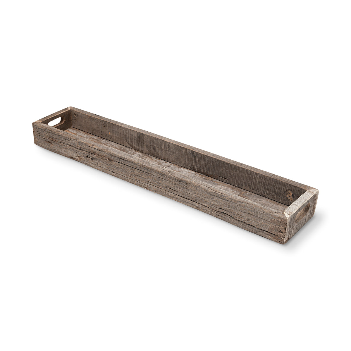 Vernon Reclaimed Wood Tray - Brown-Decorative Trays-DECOROLALA