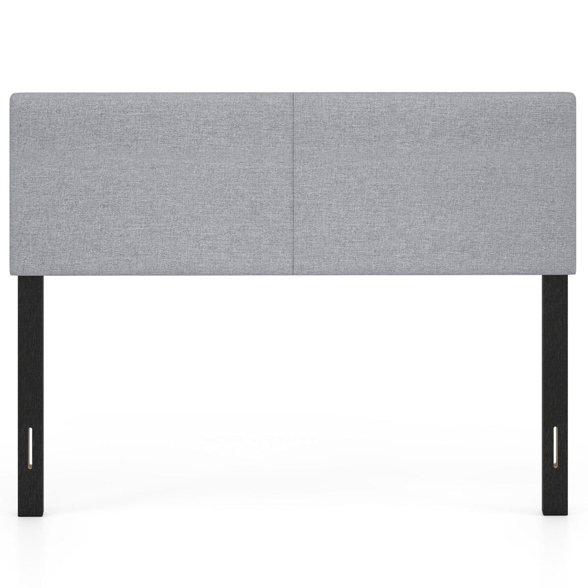 Vertical Quilted Linen Upholstered Headboard - Queen/Full Size-Headboards-DECOROLALA