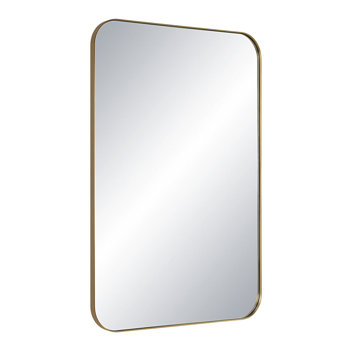 Vesey 36" Tall Rectangle Wall Mirror, Yellow-Mirrors-DECOROLALA