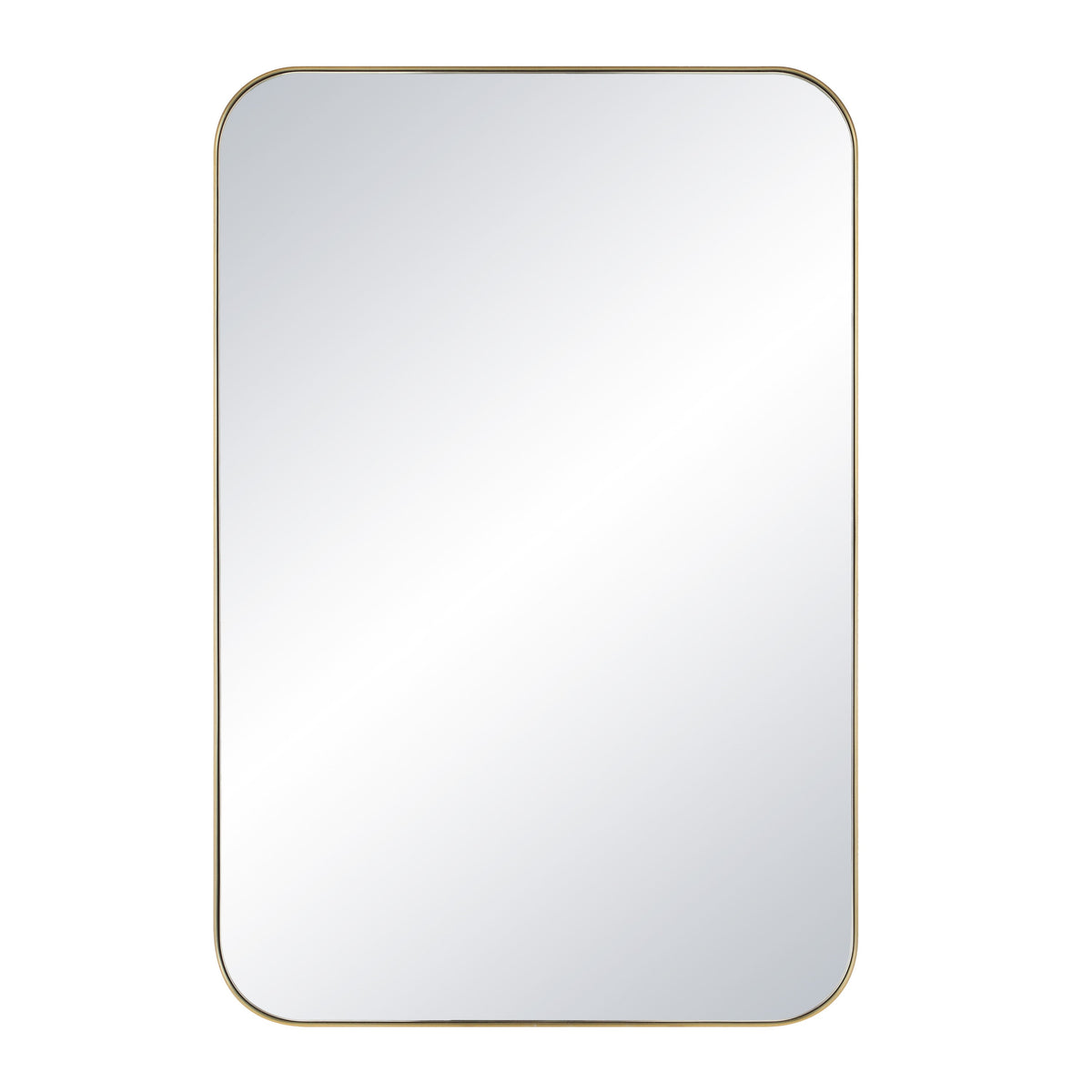 Vesey 36" Tall Rectangle Wall Mirror, Yellow-Mirrors-DECOROLALA