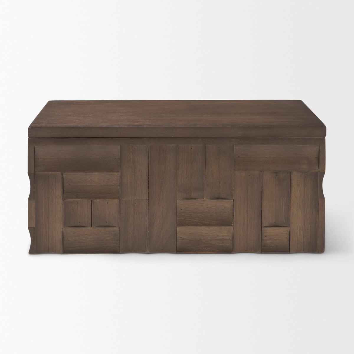 Vesta Walnut Wood Decorative Box-Boxes-DECOROLALA
