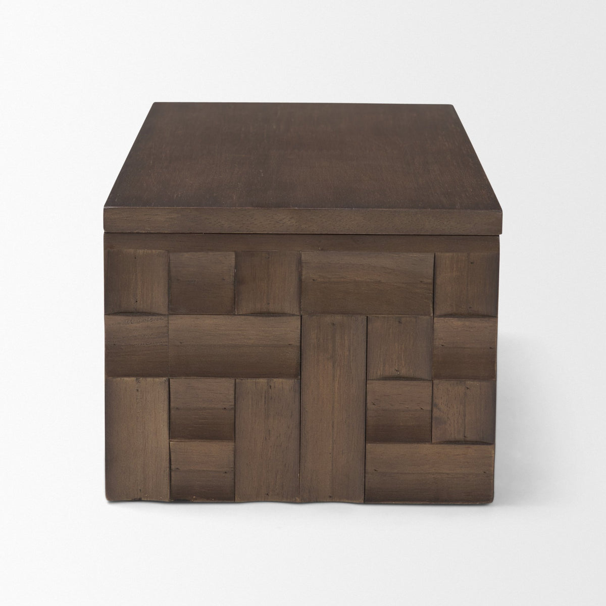 Vesta Walnut Wood Decorative Box-Boxes-DECOROLALA