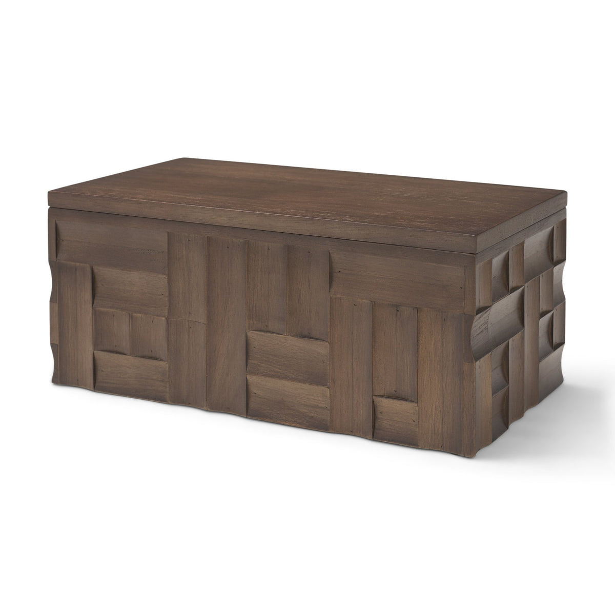 Vesta Walnut Wood Decorative Box-Decorative Boxes-DECOROLALA