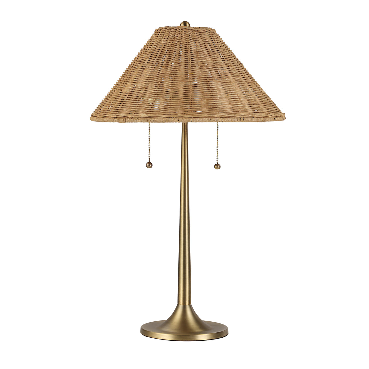 Viana 22" Height Table Lamp, Brown-Table Lamp-DECOROLALA