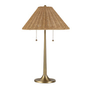 Viana 22" Height Table Lamp, Brown-Table Lamp-DECOROLALA
