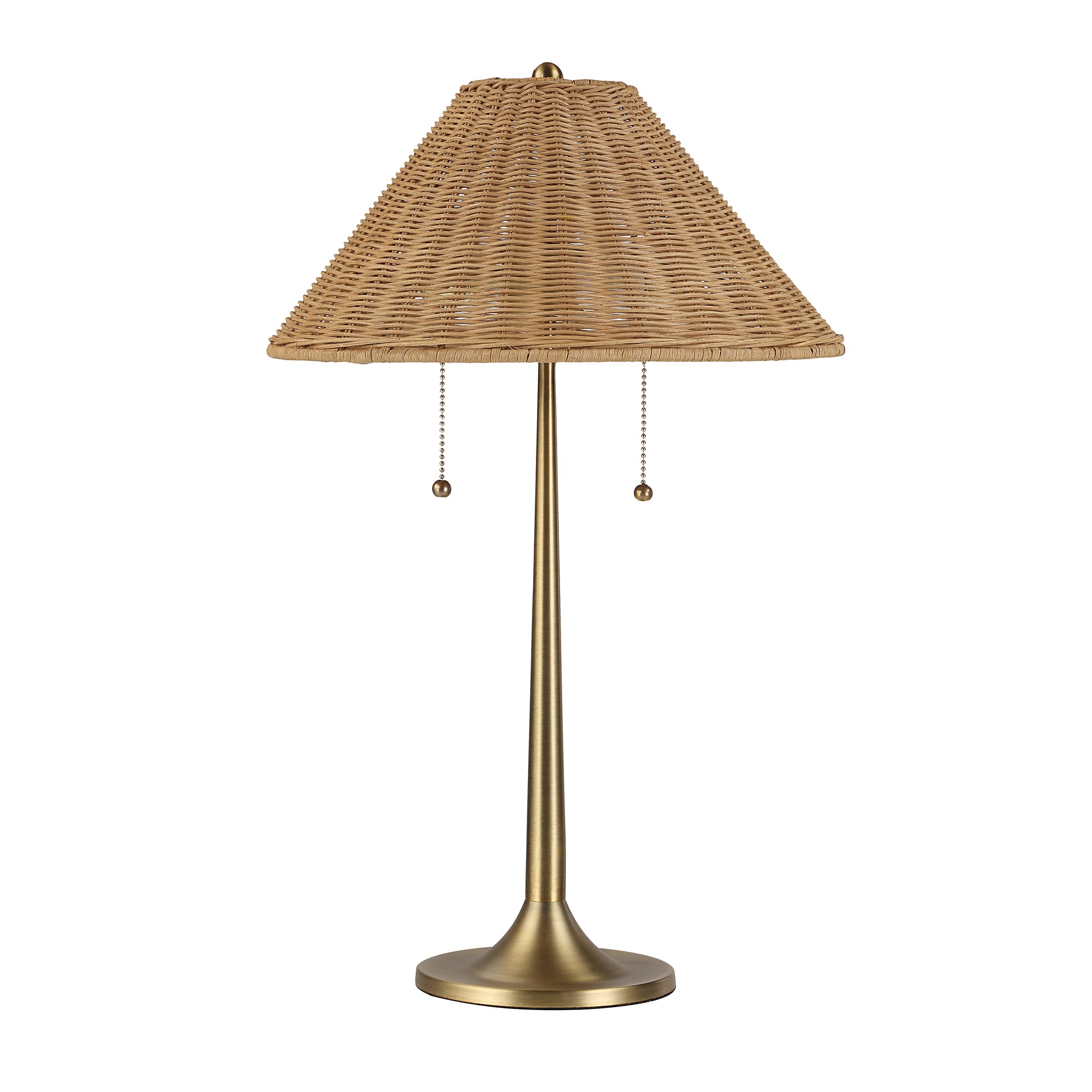 Viana 22" Height Table Lamp, Brown-Table Lamp-DECOROLALA