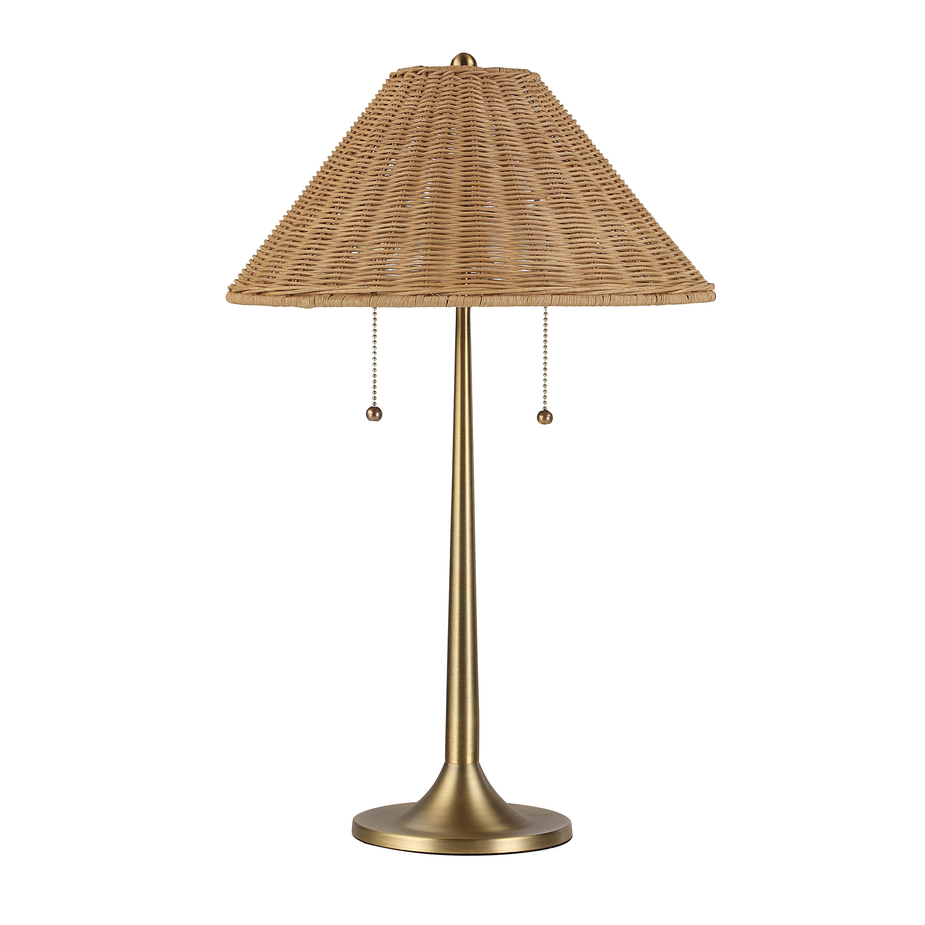 Viana 22" Height Table Lamp, Brown-Table Lamp-DECOROLALA