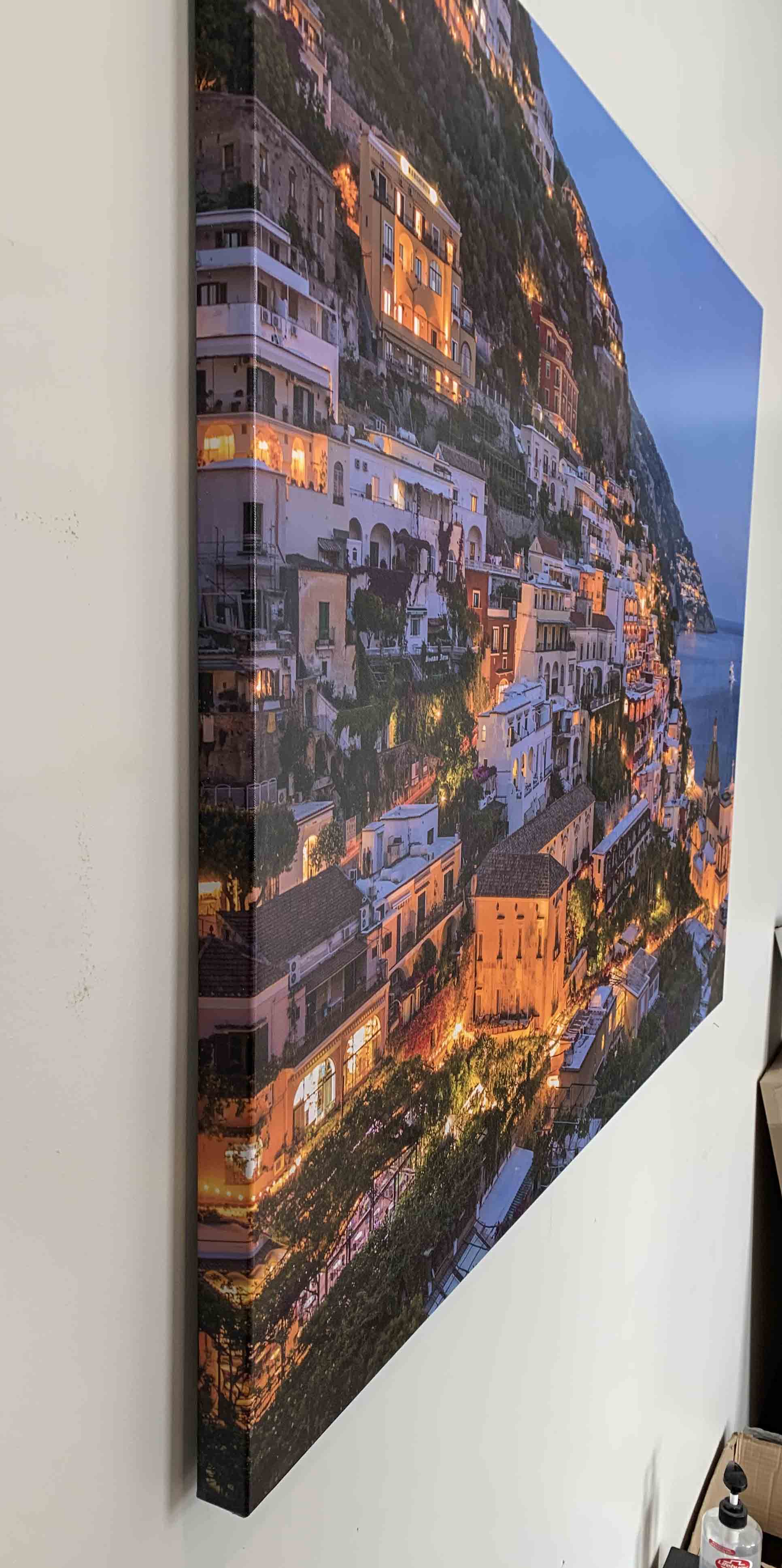 Vibrant Amalfi Coast Canvas Print 48x36-Wall Art-DECOROLALA