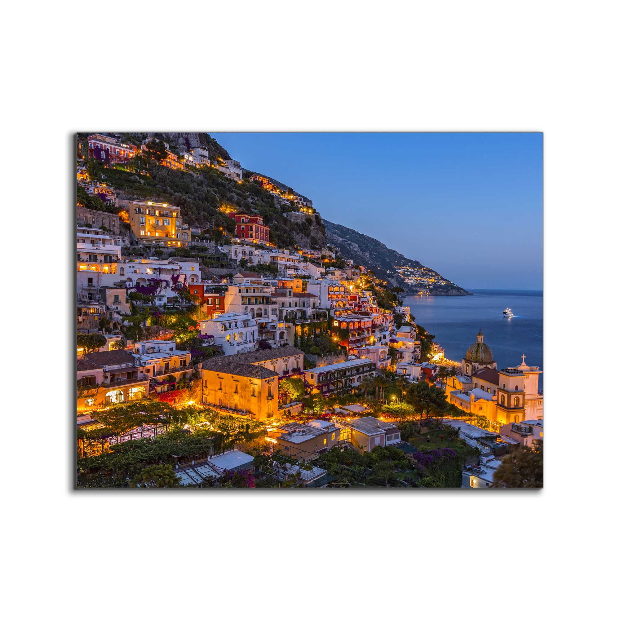 Vibrant Amalfi Coast Canvas Print 48x36-Wall Art-DECOROLALA