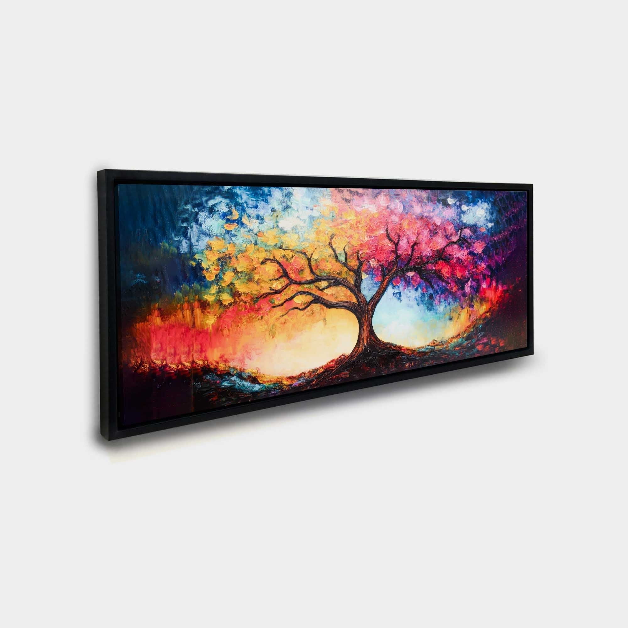 Vibrant Autumn Tree 72" x 24"-Canvas Print-DECOROLALA