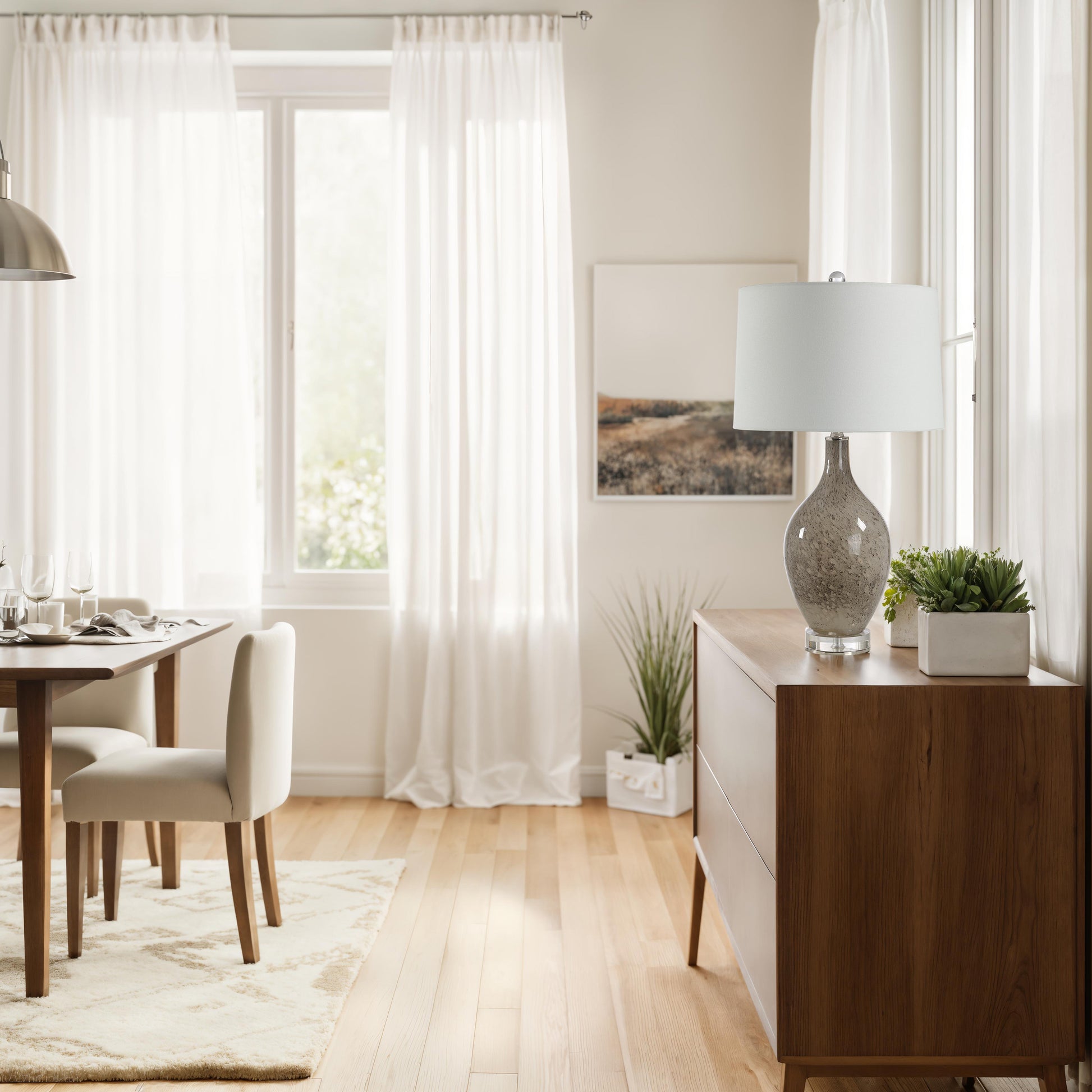 Vienne 25.0" Height Table Lamps, Green-Table Lamp-DECOROLALA