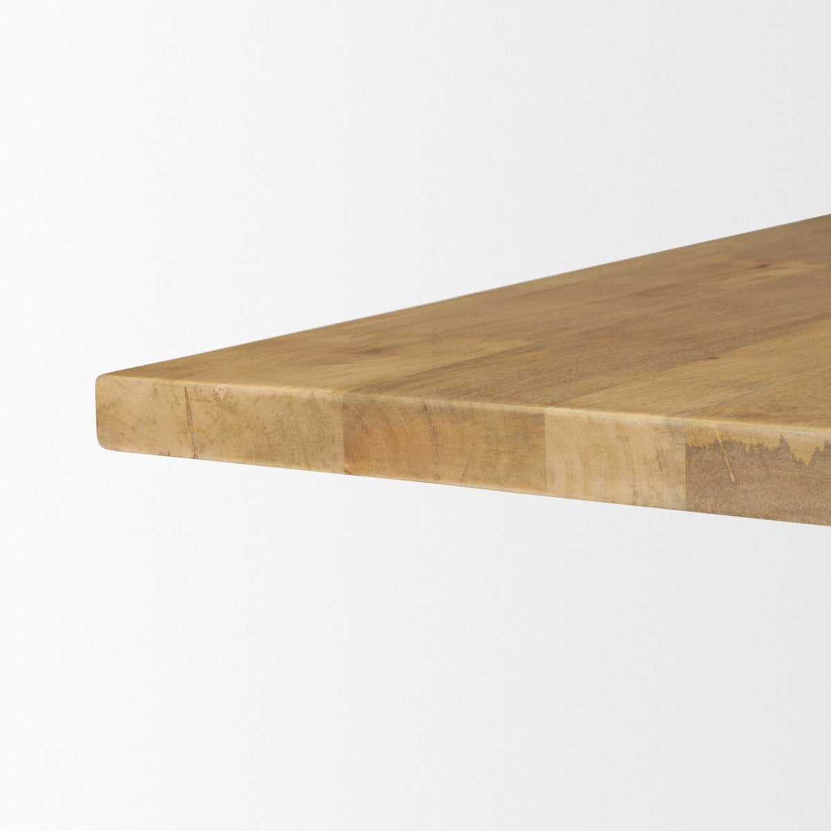 Viktor 55"L Light Brown Solid Wood Coffee Table-Coffee Tables-DECOROLALA