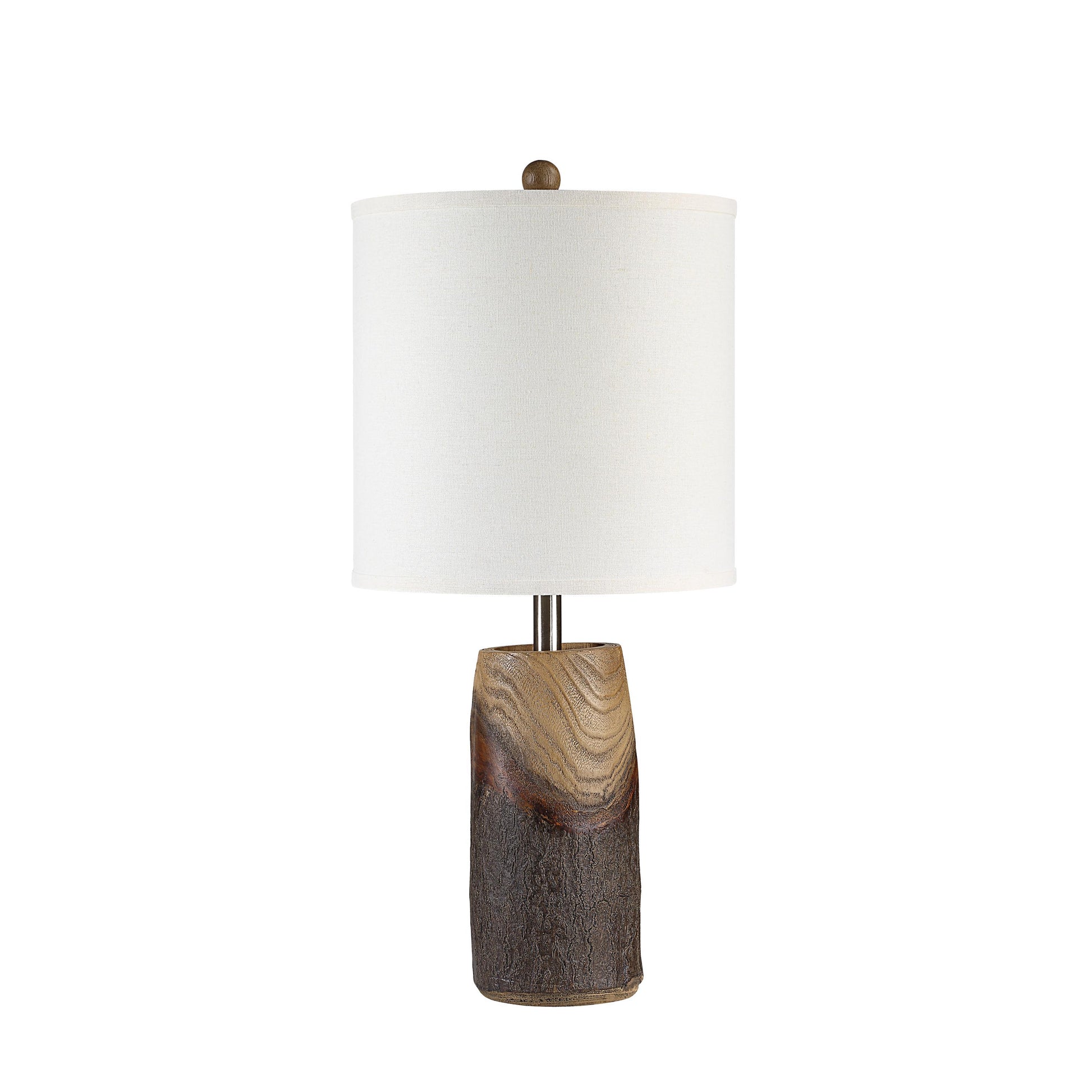 Vinca 28.75" Table Lamp with Wood-Look Finish-Table Lamp-DECOROLALA