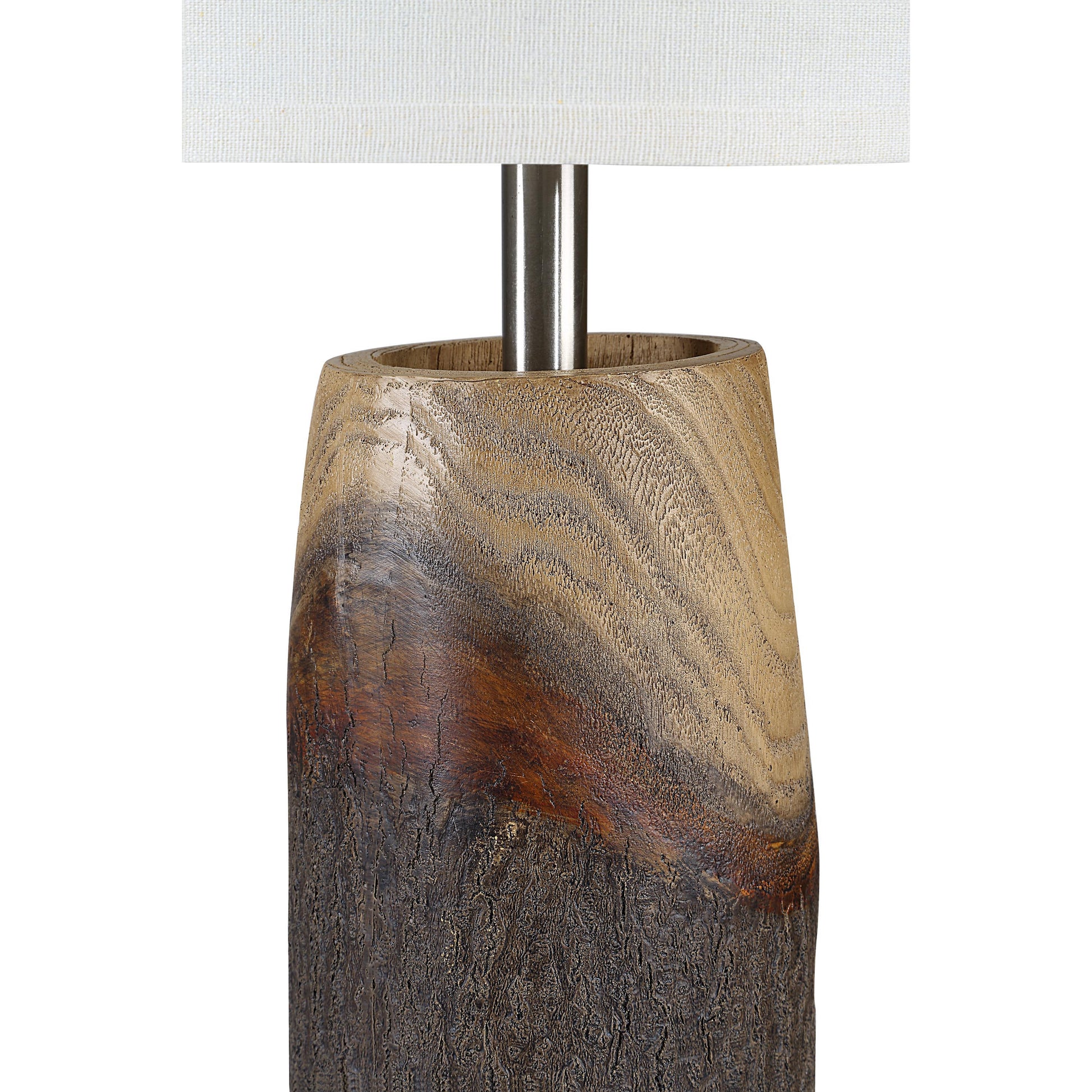 Vinca 28.75" Table Lamp with Wood-Look Finish-Table Lamp-DECOROLALA