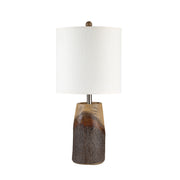 Vinca 28.75" Table Lamp with Wood-Look Finish-Table Lamp-DECOROLALA