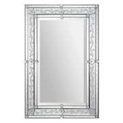 Vincenzo 36" Tall Rectangle Wall Mirror-Mirror-DECOROLALA