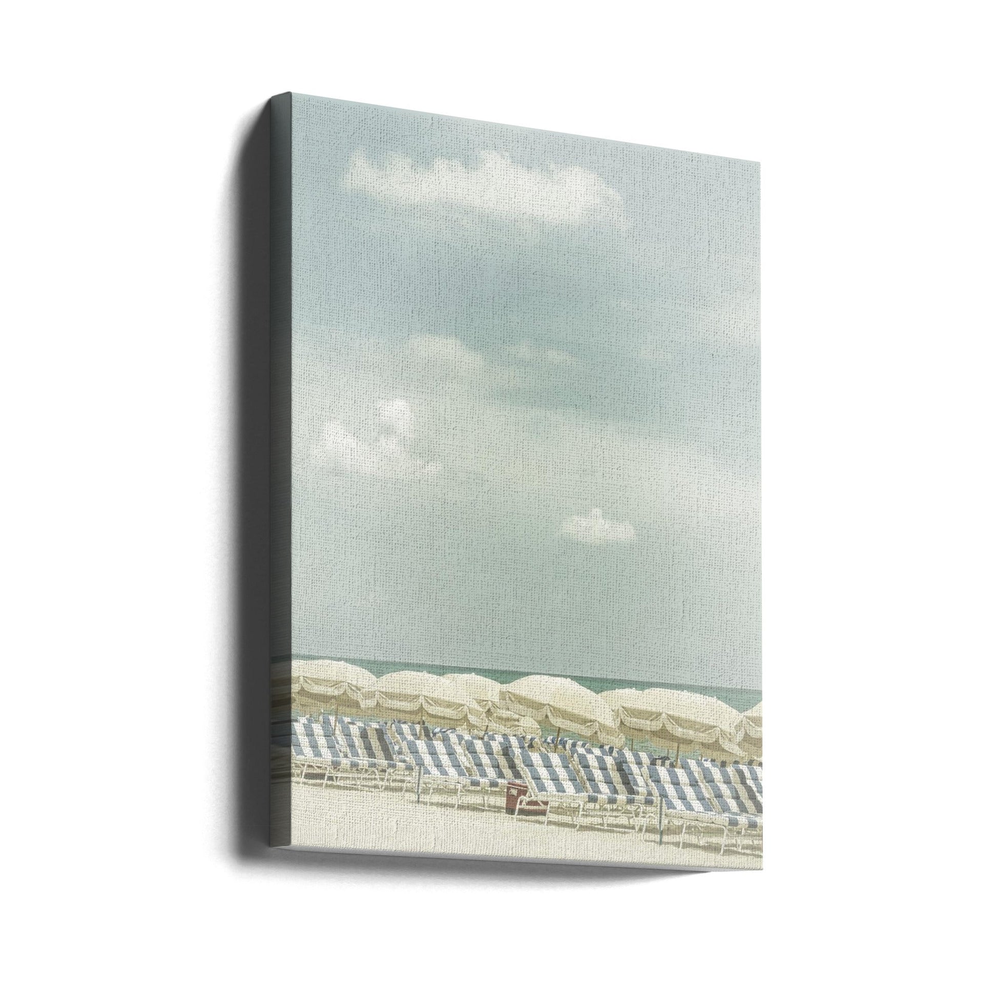 Vintage Beach Scene Wall Art by Melanie Viola-canvas-DECOROLALA