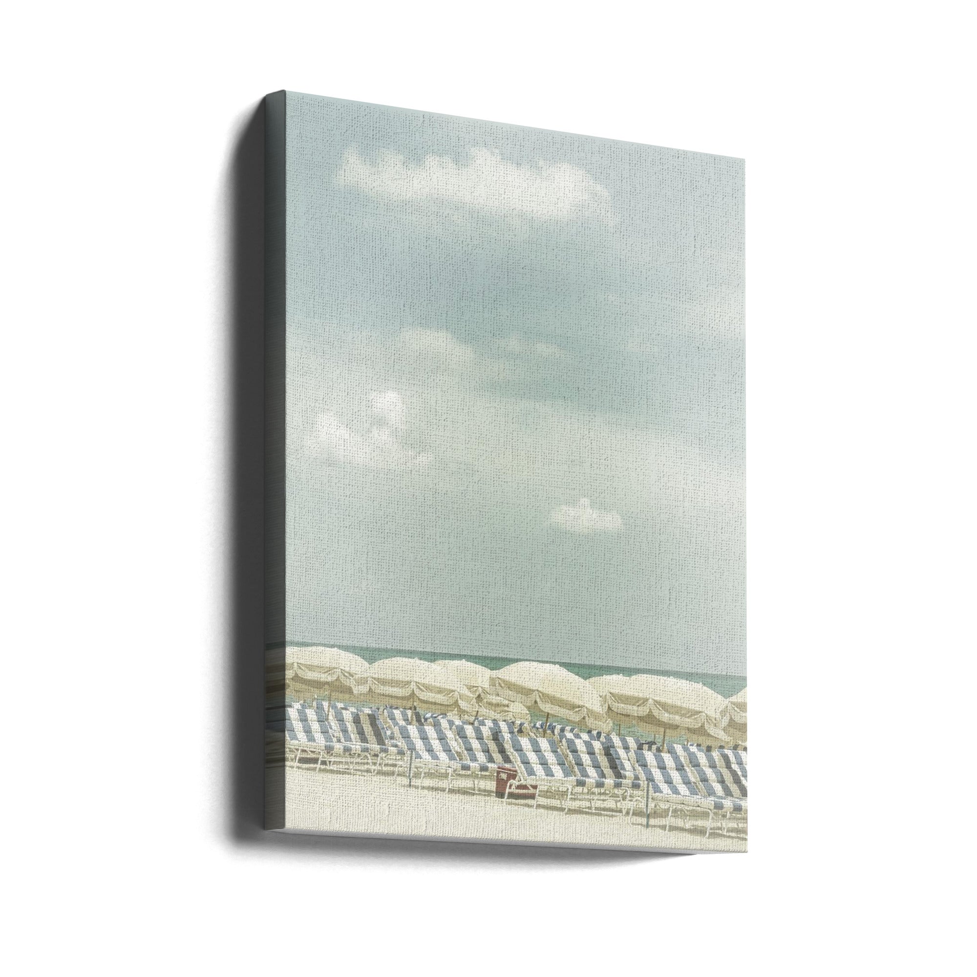 Vintage Beach Scene Wall Art by Melanie Viola-canvas-DECOROLALA