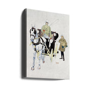 Vintage Carriage (1893) by Edward Penfield-canvas-DECOROLALA