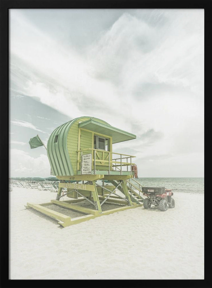 Vintage Florida Flair Miami Beach Wall Art-canvas-DECOROLALA