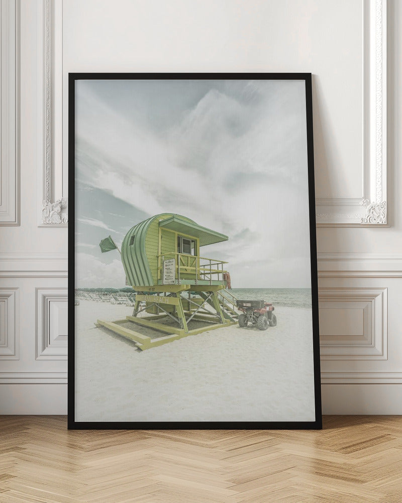 Vintage Florida Flair Miami Beach Wall Art-canvas-DECOROLALA