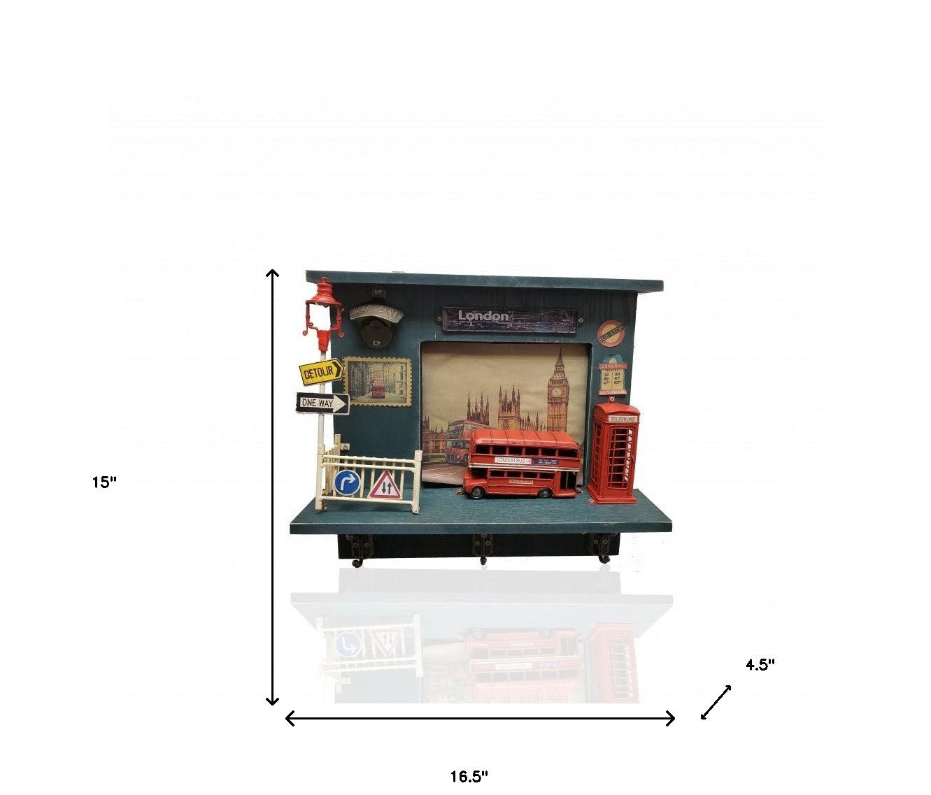 Vintage London Double Decker Key Organizer-Organizers-DECOROLALA