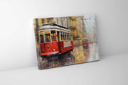 Vintage Street Car Canvas 48" x 36"-Canvas Print-DECOROLALA