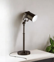 Vintage Style Industrial Bronze LED Adjustable Desk Lamp-Table Lamps-DECOROLALA