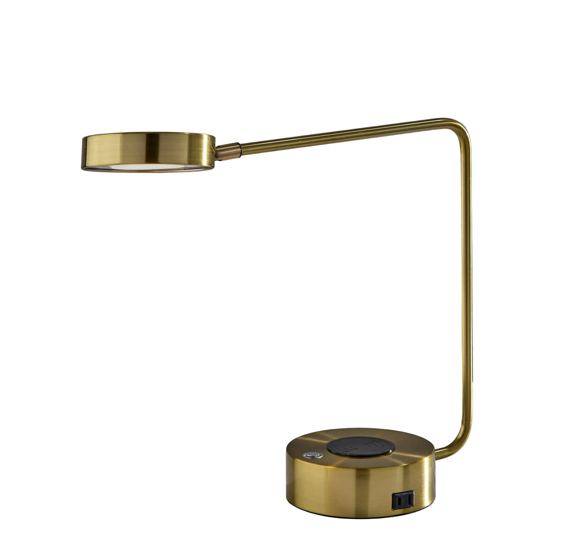 Viper Supercharger LED Desk Lamp- Antique Brass-Lighting-DECOROLALA