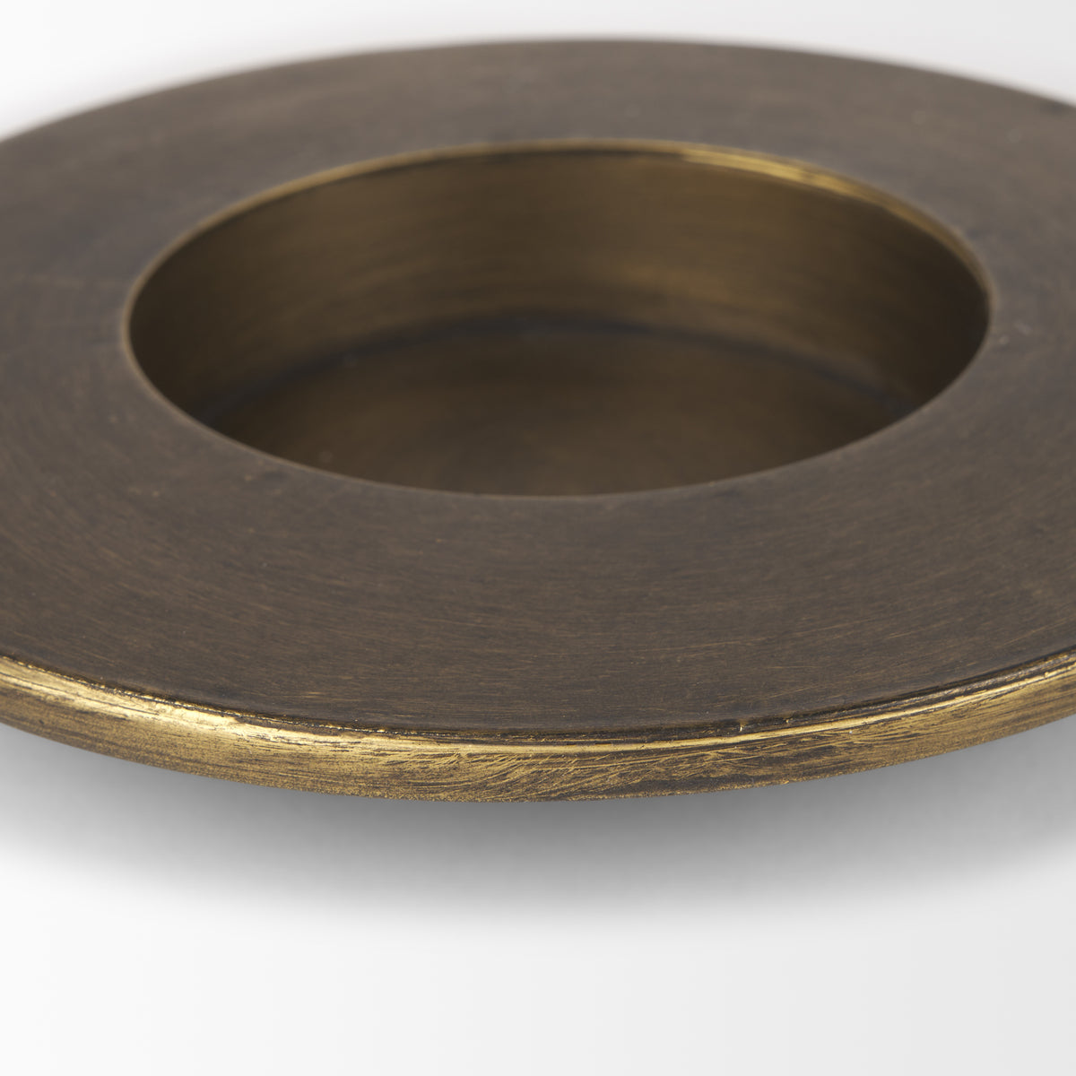 Vivian Gold Metal and Glass Hurricane Candle Holder (Set of 2)-Table Candle Holders-DECOROLALA