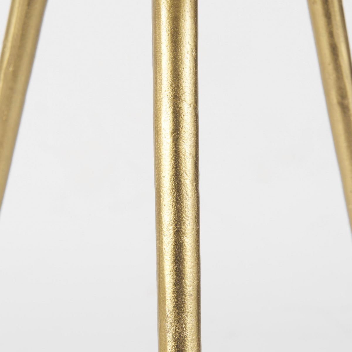 Vivienne 16.0L x 16.0W x 19.0H White Marble W/Antique Gold Metal Round Small Side Table-Accent Tables-DECOROLALA