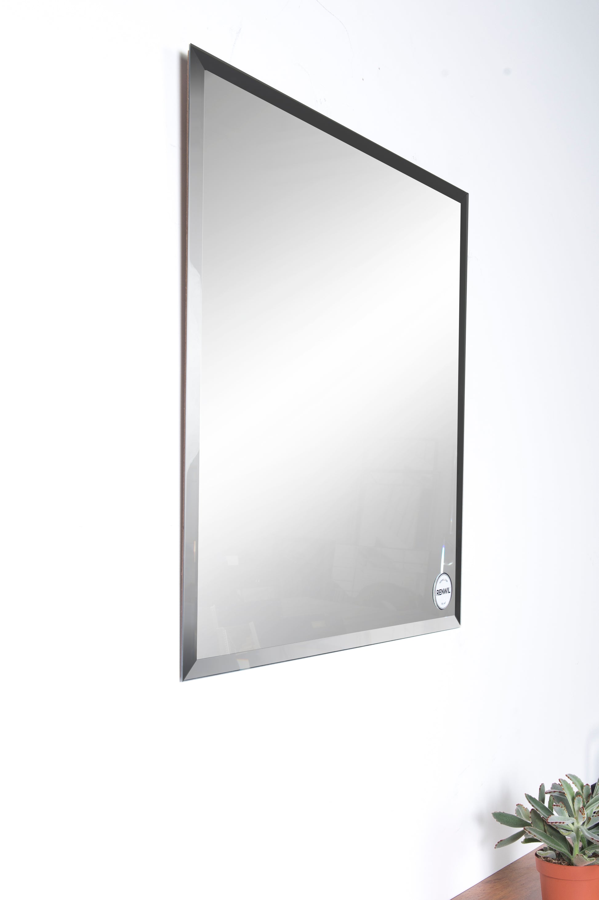 Vogue 30" Tall Square Wall Mirror-Mirror-DECOROLALA