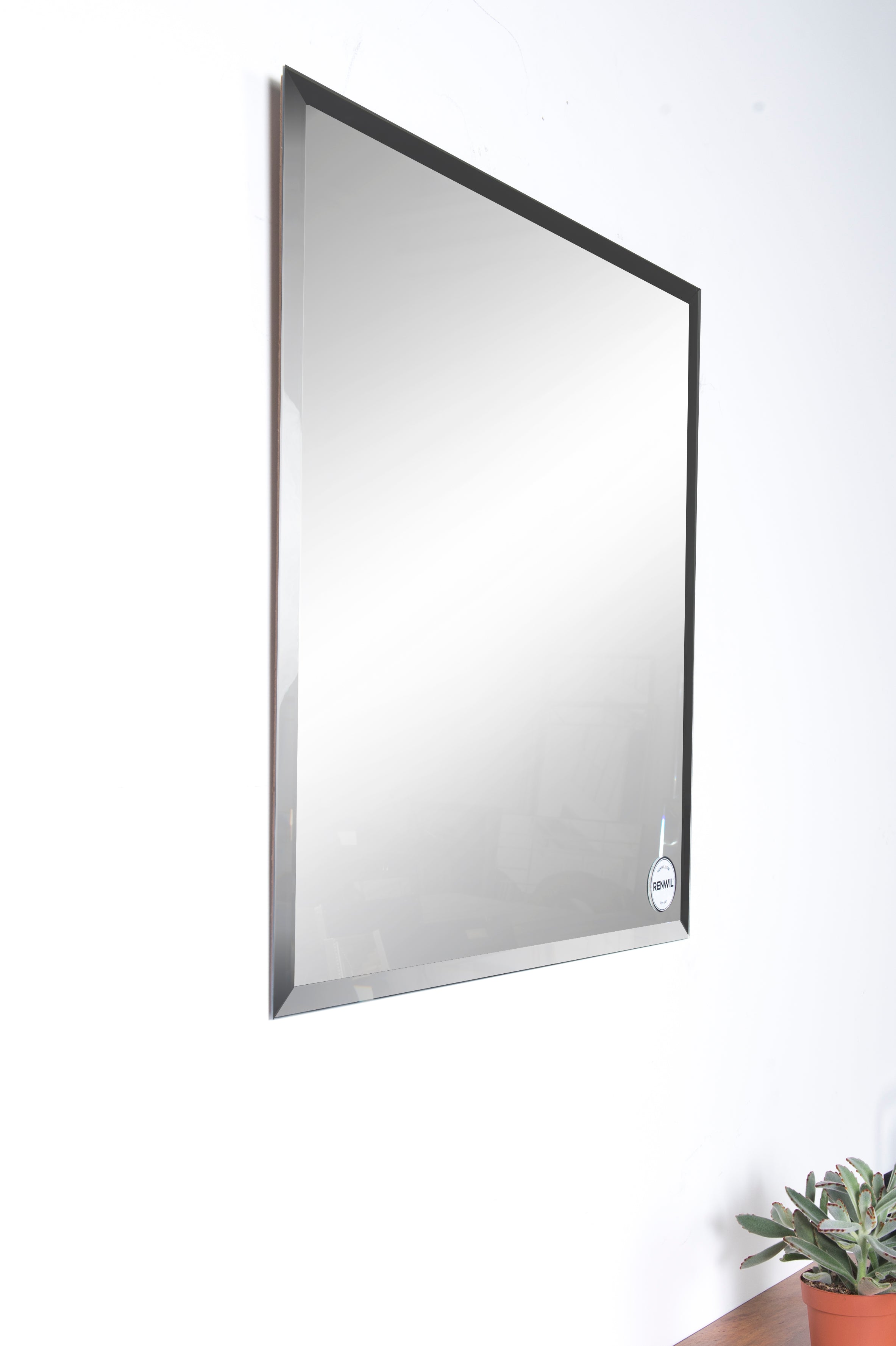 Vogue 30" Tall Square Wall Mirror-Mirror-DECOROLALA