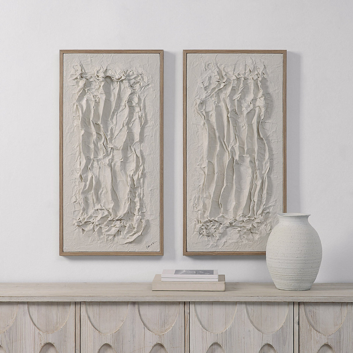 Volterra 20" Wide Wall Art, White-Wall Art Prints-DECOROLALA