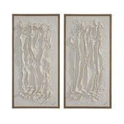 Volterra 20" Wide Wall Art, White-Wall Art-DECOROLALA