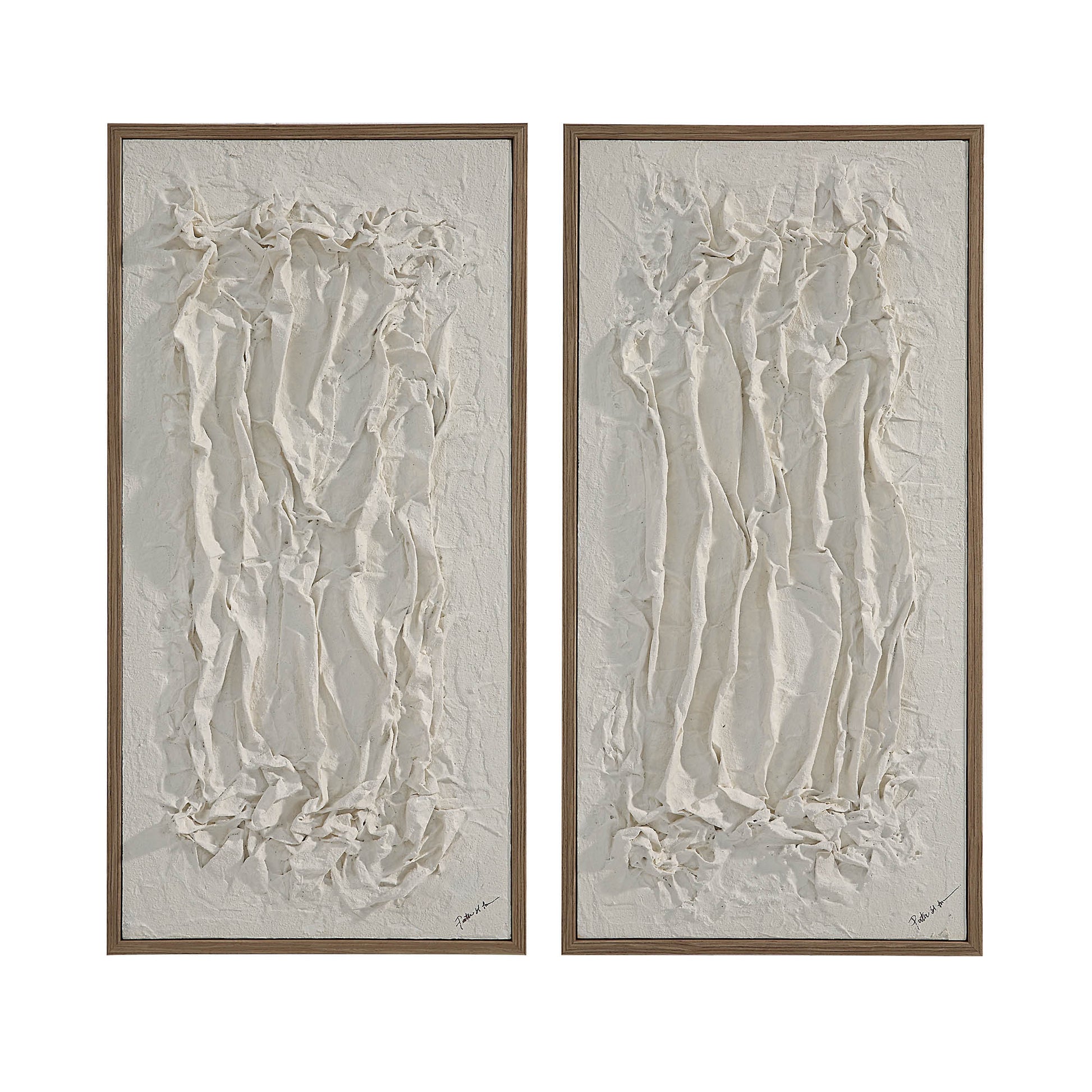 Volterra 20" Wide Wall Art, White-Wall Art-DECOROLALA