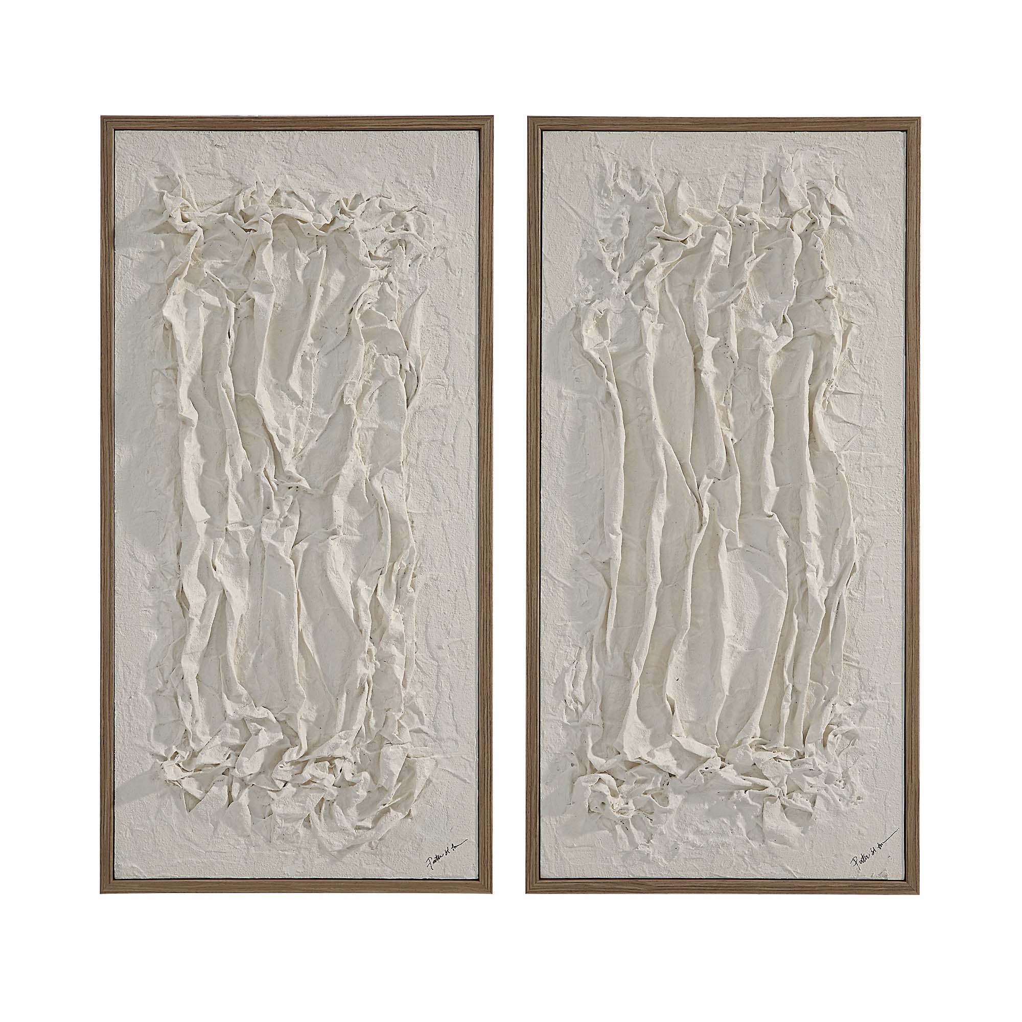 Volterra 20" Wide Wall Art, White-Wall Art-DECOROLALA