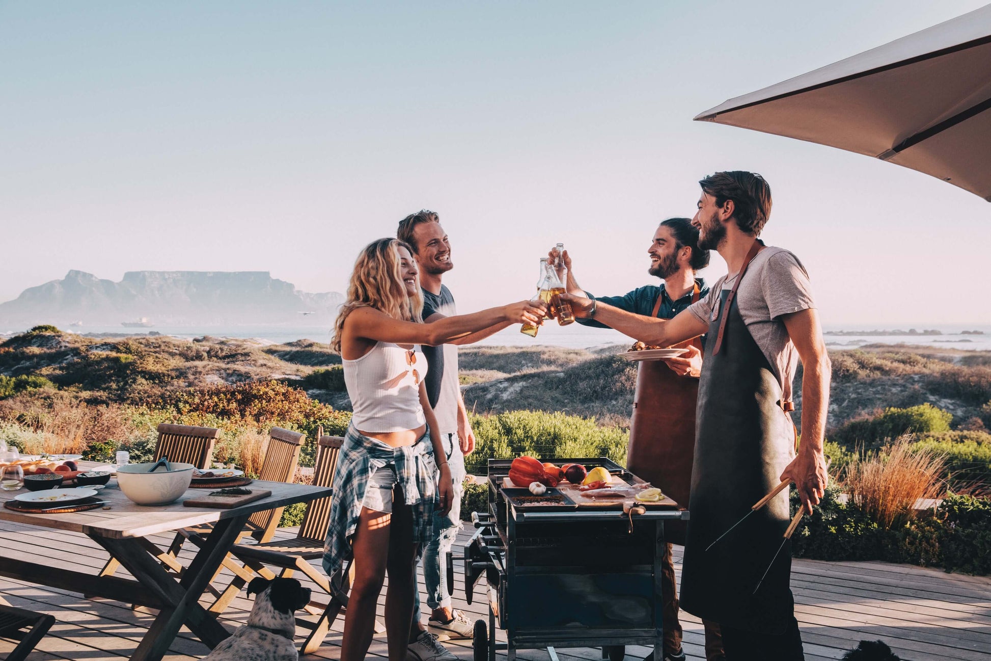 WITLOFT - Handcrafted Classic Leather Apron Dark Brown-Accessories-DECOROLALA